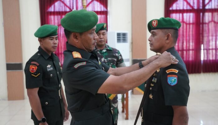 Sertijab Dandim 1206 Putussibau, Danrem 121/Abw Berpesan Bangun Komunikasi Harmonis