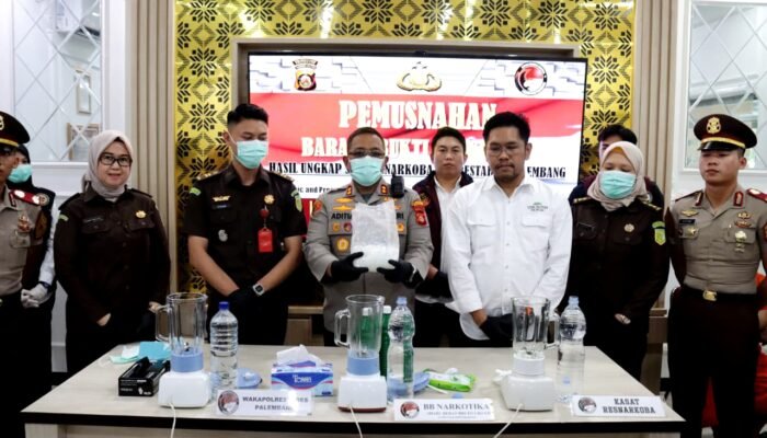 1 Kg Sabu Asal Malaysia Gagal Beredar di Palembang