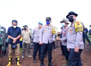Kapolda Jambi Tinjau Lokasi Karhutla di Muaro Jambi, 32 Titik Api Terdeteksi