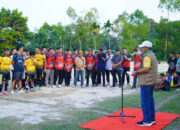 Wabup Muba Tutup Turnamen Sepak Bola Bumi Kencana Cup 2025, Karya Maju Keluar Sebagai Juara