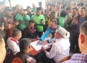 Herman Deru Buka dan Membaur Bersama Ratusan Ojol di Lomba Gaple HUT RI Ke 80 Tahun
