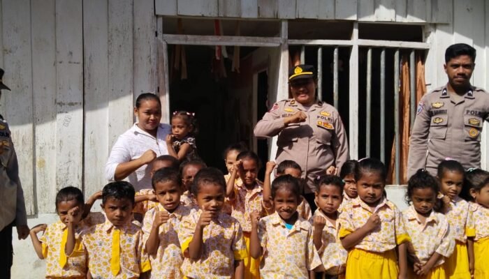 Polres Fakfak Tegaskan, Polri Bukan Sosok Yang Ditakuti, Tapi Sahabat Anak