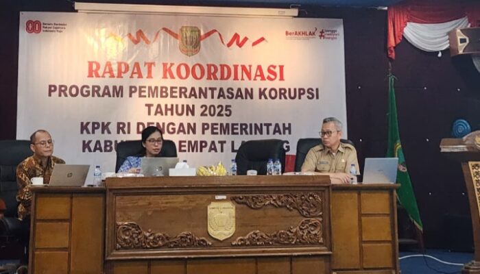 Pemkab Empat Lawang Gelar Rakor Bersama KPK RI