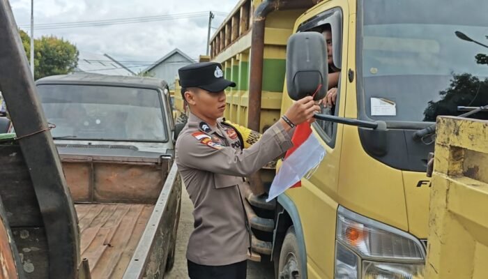 Sambut Kemerdekaan RI, Ini yang Dilakukan Polsek Putussibau Selatan