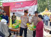 Sambut HUT RI ke-80, Polres Ogan Ilir Gelar Pasar Murah