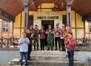 Dandim 1206 Putussibau Kunjungi Gereja Tua di Kecamatan Seberuang