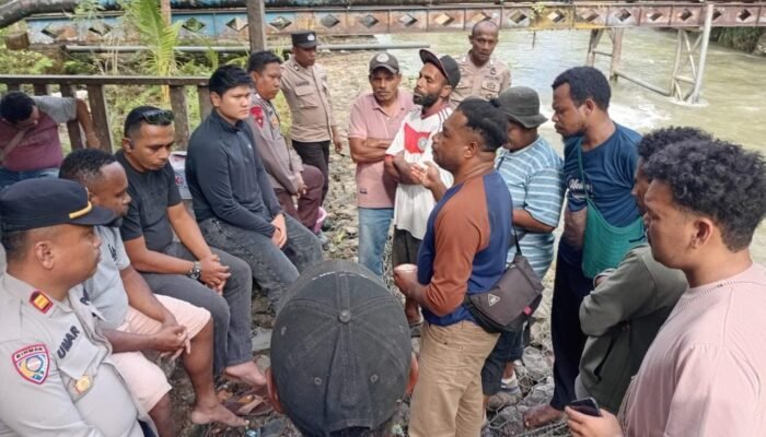 Respon Cepat Polres Fakfak, Sukses Fasilitasi Pembukaan Pemalangan Pipa Air Besar