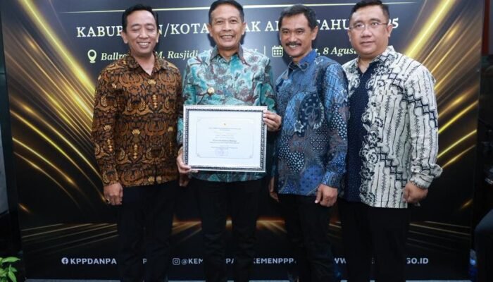 Kota Malang Raih Quadtrik Penghargaan Kota Layak Anak