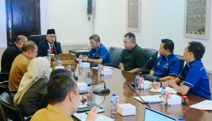 Dukung Kelancaran Transportasi Logistik Sungai, PT ONB Sowan ke Pemkab Muba