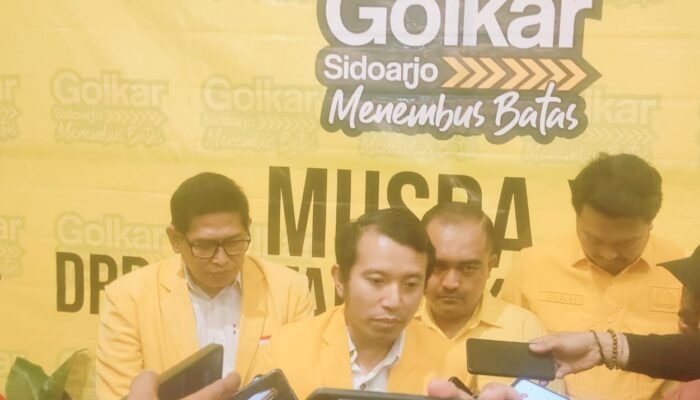 Adam Rusydi Kali Kedua Terpilih Pimpin Partai Golkar Sidoarjo