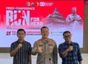 Aksi Heroik Polisi dan Pelari Tulungagung Tempuh 35 Km ke Makam Bung Karno Sambut HUT RI ke-80