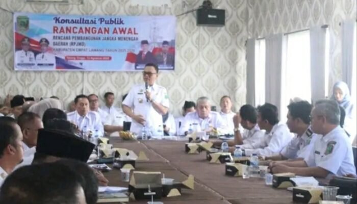 Bupati Empat Lawang Pimpin Rapat Koordinasi dan Konsultasi Publik Rancangan Awal RPJMD
