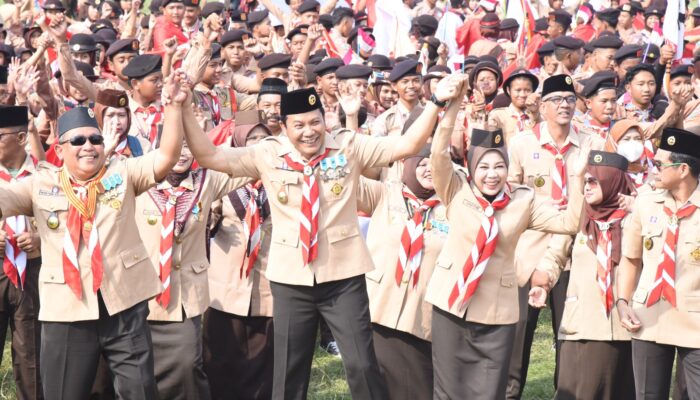 Bupati Sidoarjo Subandi Peringati Hari Pramuka ke-64, Serukan Generasi Tangguh dan Melek Teknologi