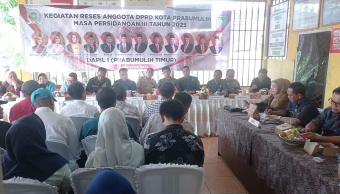 Reses Anggota DPRD Kota Prabumulih Dapil I Masa Persidangan III Tahun 2025 di Kelurahan Muara Dua