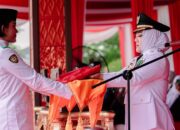 Peringati Hari Kemerdekaan ke-80, Kabupaten Musi Rawas Gelar Upacara Khidmat di Halaman Kantor Bupati