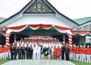 Peringati HUT ke-80 RI, Bupati Batang Hari Fadhil Arief Jadi Inspektur Upacara