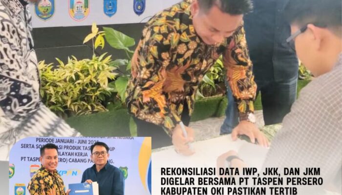 Rekonsiliasi Data IWP, JKK, dan JKM Digelar, Kabupaten OKI Pastikan Tertib Administrasi ASN