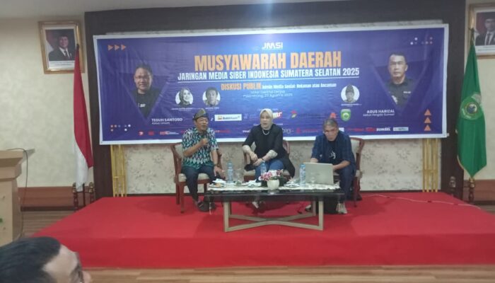 Diskusi Publik Musda JMSI Sumsel Bahas ‘Kue’ Iklan Media Mainstream Versus Medsos