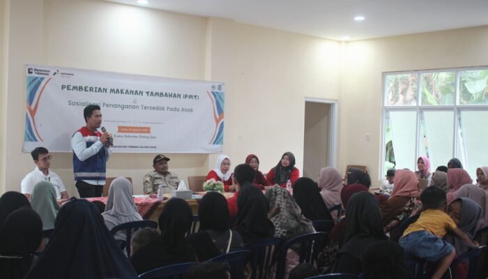 Cegah Stunting, Pertamina Hadirkan Program PMT Sekaligus Edukasi Penanganan Tersedak pada Anak