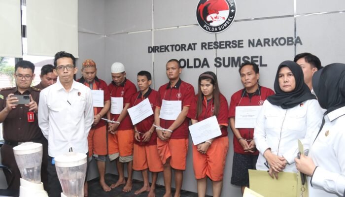 Polda Sumsel Musnahkan 653 Gram Sabu