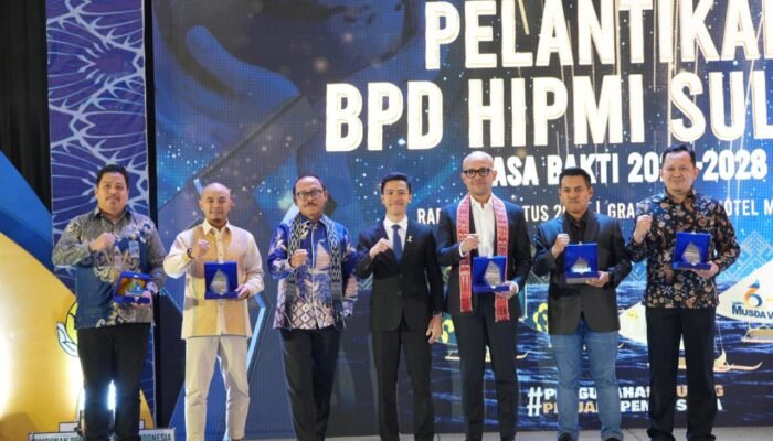 HIPMI Sulbar Resmi Dilantik, Gubernur Janjikan Dukungan Tax Holiday dan Kemudahan Perbankan