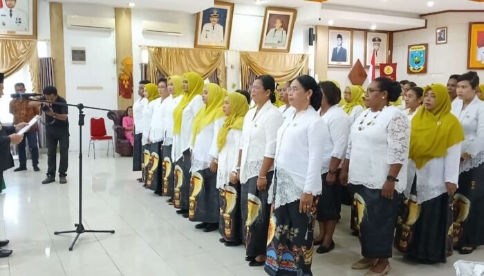 Harapan Bupati Fakfak Pengukuhan Pengurus GOW Fakfak