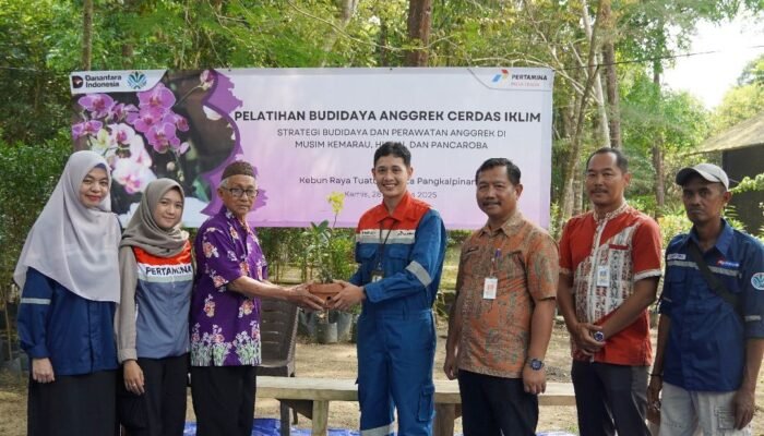 Pertamina Patra Niaga Regional Sumbagsel Gelar Pelatihan untuk Pulihkan Konservasi Flora di Bangka Belitung