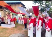 Tumbuhkan Rasa Nasionalisme, ‘Emak-Emak’ Lorong Jayalaksana Gelar Upacara HUT RI Ke 80
