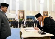 Suharto Ucap Sumpah Jabatan Sebagai Wakil Ketua MA Bidang Yudisial di Hadapan Presiden Prabowo