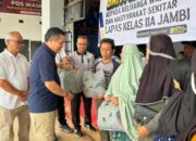 Lapas Kelas IIA Jambi Salurkan 100 Paket Bansos untuk WBP, Pensiunan dan Warga Sekitar