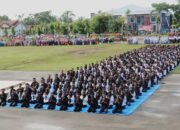 Hardikda di Aceh Tamiang di Warnain Tarian Ratoh Jaroe 500 Pelajar