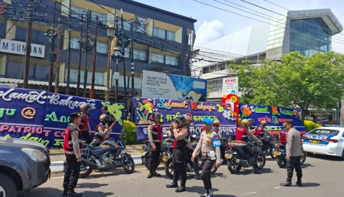 Hari ke 4 Patroli Skala Besar, Polda Sumsel Fokus Jaga Kamtibmas