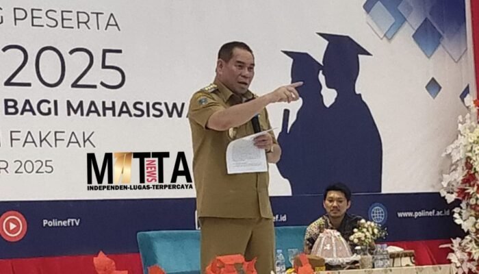 Beri Kuliah Umum, Bupati Fakfak Ajak Mahasiswa Polinef Siapkan Diri Hadapi Tantangan Kedepan