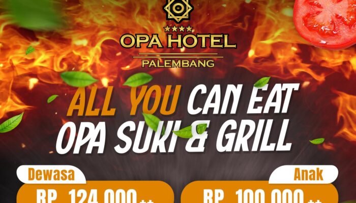 All You Can Eat Suki & Grill Hadir di OPA Resto – OPA Hotel di Daerah Sekip Kota Palembang