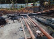 Polsek Bayung Lencir Gerak Cepat Padamkan Kebakaran Sumur Minyak di Kaliberau, 5 Warga Luka Bakar