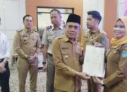 Pemkab Ogan Ilir Terima Sertifikat Hak Pakai dari Kantor Pertanahan