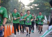 Semarakkan HUT Rai ke 80 Tahun, Bupati Panca Wijaya Akbar bersama Ribuan Peserta Ikuti Ogan Ilir Fun Run 2025