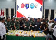 63 Kg Sabu Berhasil Diamankan, Kodam XII/Tanjungpura Serahkan Pelaku ke BNNP Kalbar