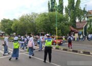 Lewat AG Pagi Polres Pekalongan Hadir di Tengah Masyarakat Kawal Kelancaran dan Keselamatan Lalu Lintas