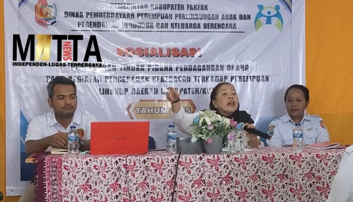 DP3AP2KB Fakfak Gelar Sosialisasi TPPO Lindungi Perempuan dan Cegah HIV