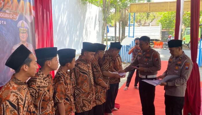 Peringati Hari Lalu Lintas Bhayangkara Ke- 70, Satlantas Polresta Malang Kota Gelar Doa Bersama