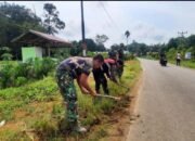 Dandim Putussibau Pimpin Sertijab, Babinsa Galang Warga Jaga Lingkungan