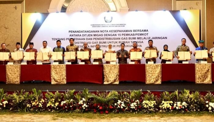 Kabar Gembira! Pemkab Sidoarjo dapat Bantuan Jaringan Gas 7.223 SR