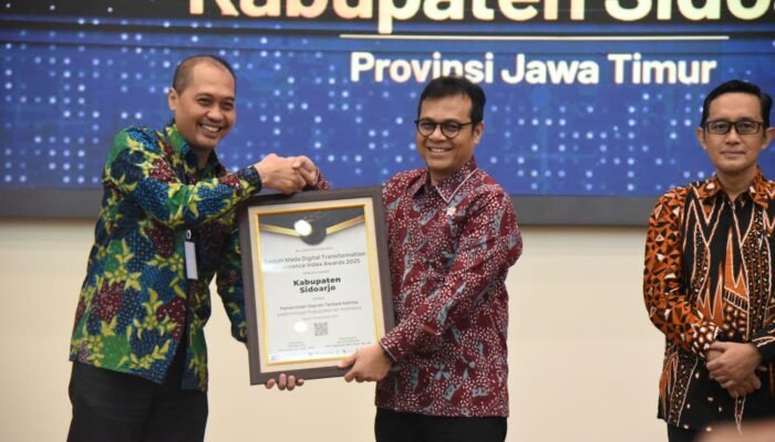 Wow! Pemkab Sidoarjo Raih Penghargaan GM-DTGI Award 2025