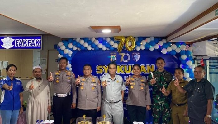Polres Fakfak Gelar Syukuran Libatkan Patroli Keamanan Sekolah