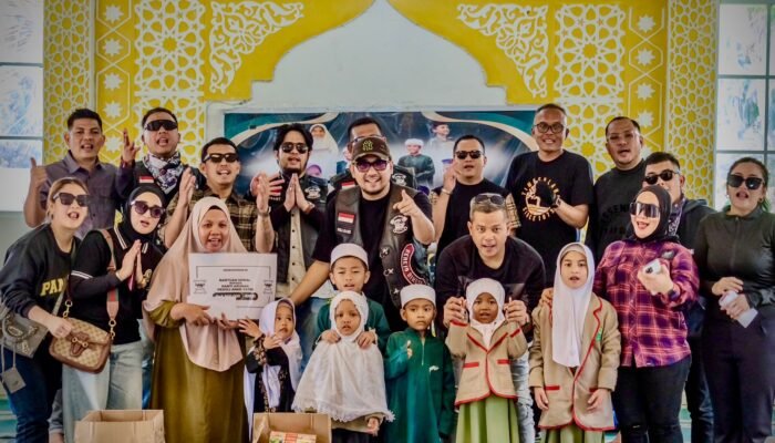 Komunitas Motor Harley Davidson “BEREJO BIKERS” Geruduk Panti Asuhan