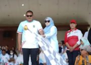 Wako dan Wawako Prabumulih Resmi Buka Lomba Gerak Jalan Dalam Rangka Memeriahkan HUT RI Ke-80