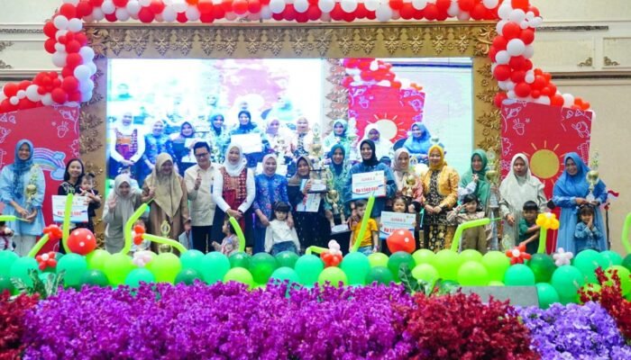 Ketua TP PKK Sumsel Feby Deru Tekankan Pentingnya Kesehatan Balita Lewat Lomba Balita Indonesia Tingkat Provinsi