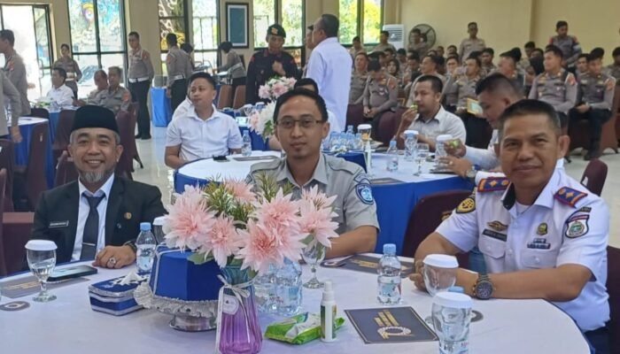Kadishub Sulbar Hadiri HUT Lalu Lintas Bhayangkara ke-70 di Mapolda Sulbar