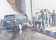 Pengemudi Minibus Tewas Usai Tabrak Petugas Kebersihan dan Hantam Tiang LRT